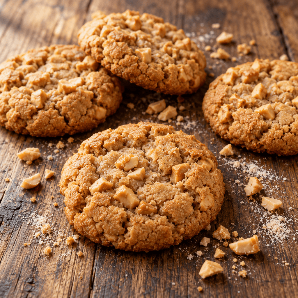 Peanut Butter Peanut Cookies