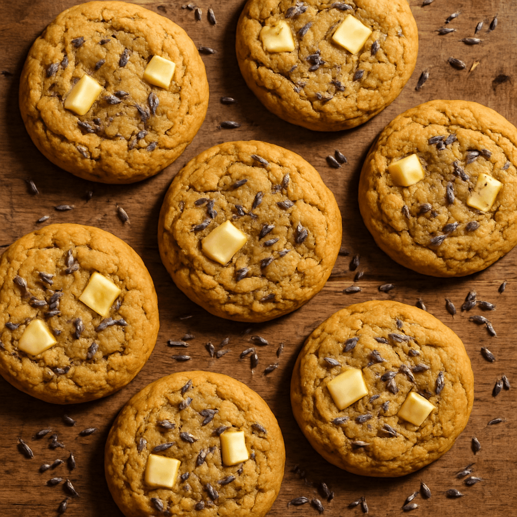 Lavender White Chocolate Vegan Cookies