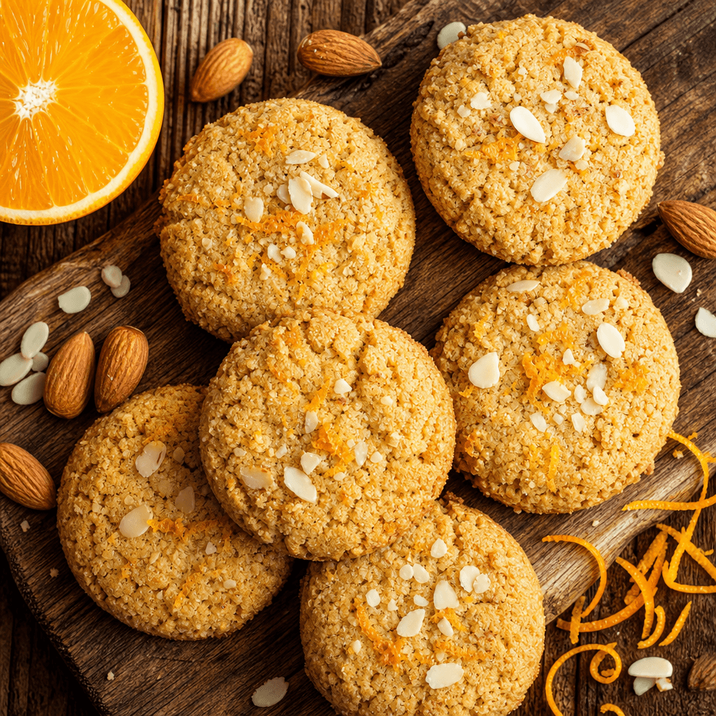 Vegan Almond Orange Cookies